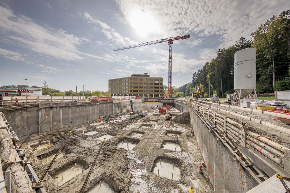 Ghelma Rühlwände Rüschlikon Bürogebäude Eggstrasse